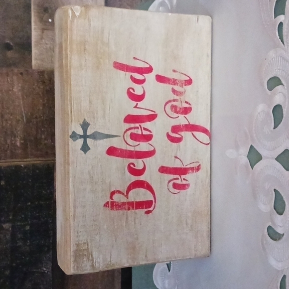 Holiday Double-sided Wood Decoration - Picture 2 of 2